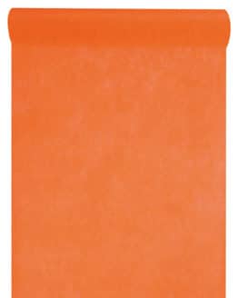 Vlies-Tischläufer BUDGET orange, 30 cm - vlies-tischlaeufer, dekovlies-budget