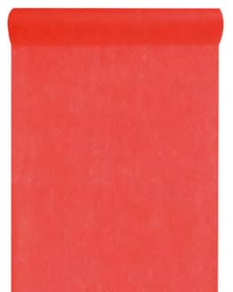 Vlies-Tischläufer BUDGET rot, 30 cm - vlies-tischlaeufer, dekovlies-budget