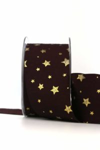 Weihnachtsband_bordeaux-gold-Sterne_50mm_701785036015 -