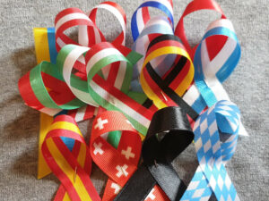 verschiedene Revers Schleifen Awareness Ribbon -